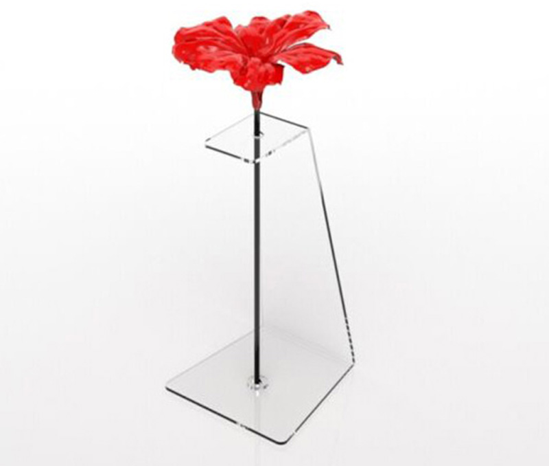 custom acrylic flower stand