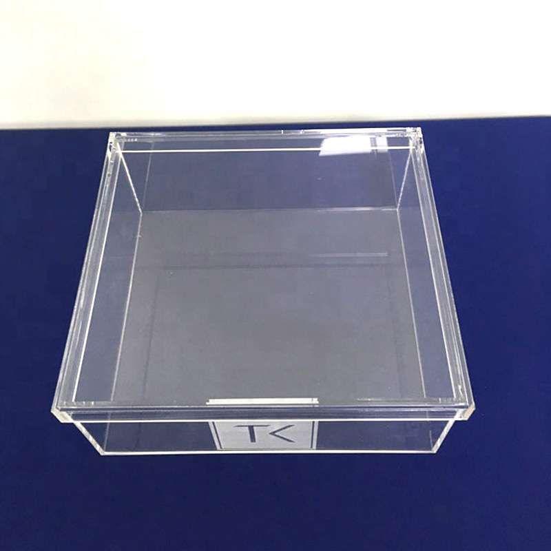 Engraving acrylic gift box wholesaler, custom lucite box