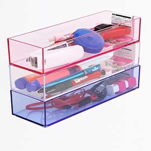 acrylic pen box supplier, custom perspex pen organizer box