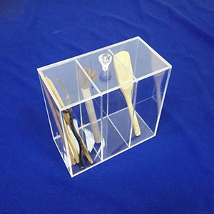 wholesaler acrylic brush box, perspex brush storage box factory