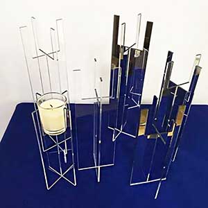 acrylic candle stand manufacturer, acrylic votive candle riser