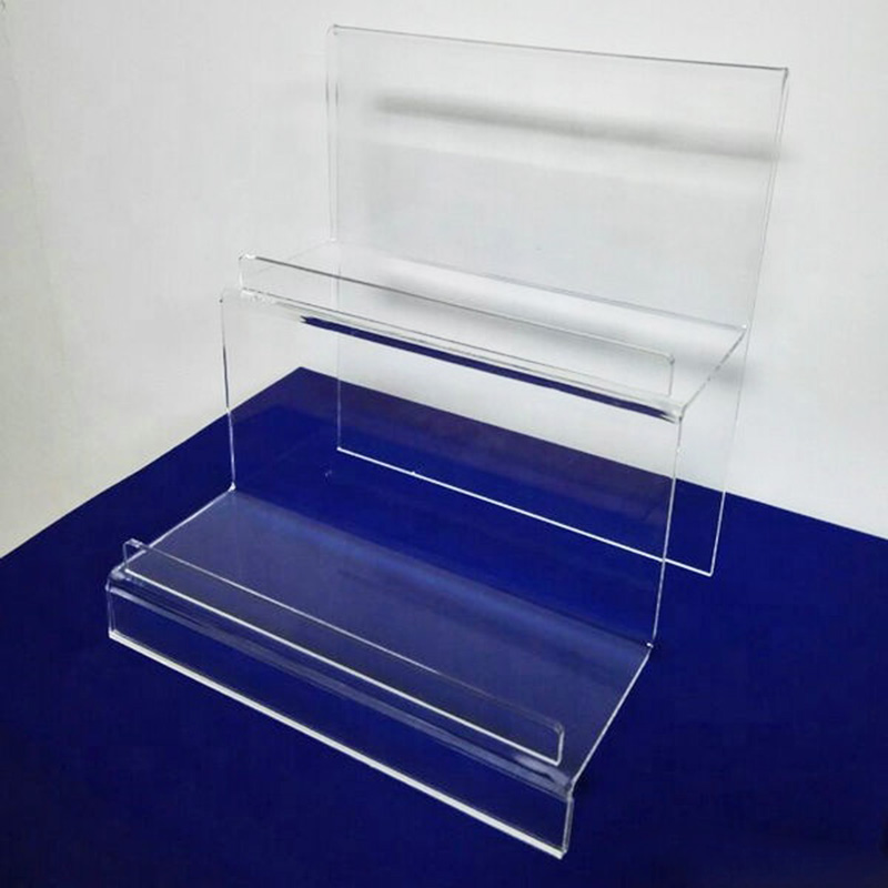 2 tiers acrylic bag stand supplier, OEM lucite bag holder