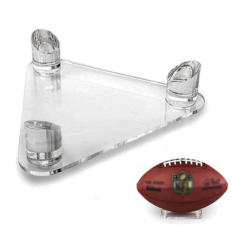 Acrylic rugby stand supplier, premium lucite ball rack
