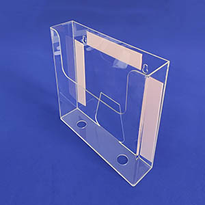 3m tape acrylic brochure holder, wallmount wholesale lucite brochure stand