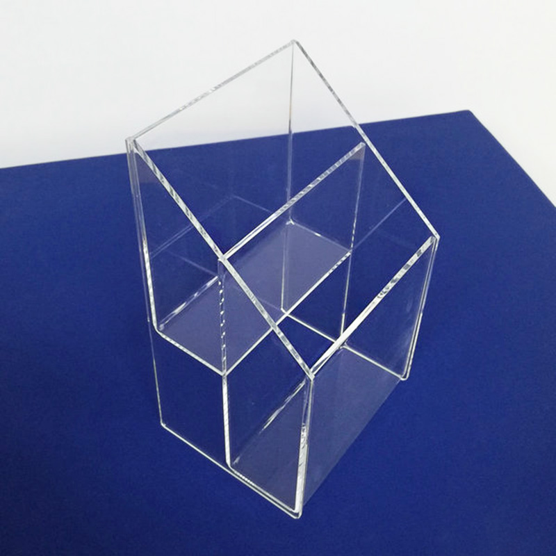 2 tiers acrylic pamphlet holder, wholesale lucite booklet holder