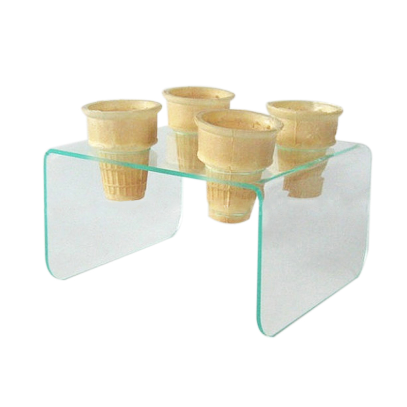 Glass green acrylic cone holder, wholesaler lucite cone rack