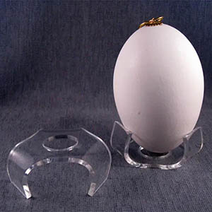 acrylic egg stand supplier, custom lucite egg holder