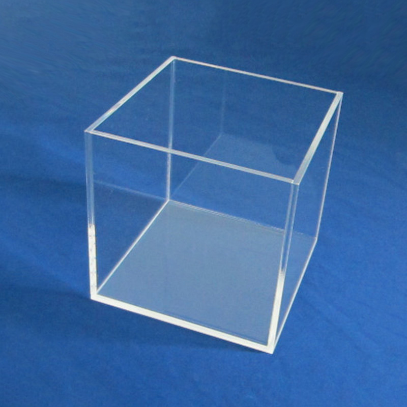 Acrylic storage cube manufacturer, custom lucite storage box