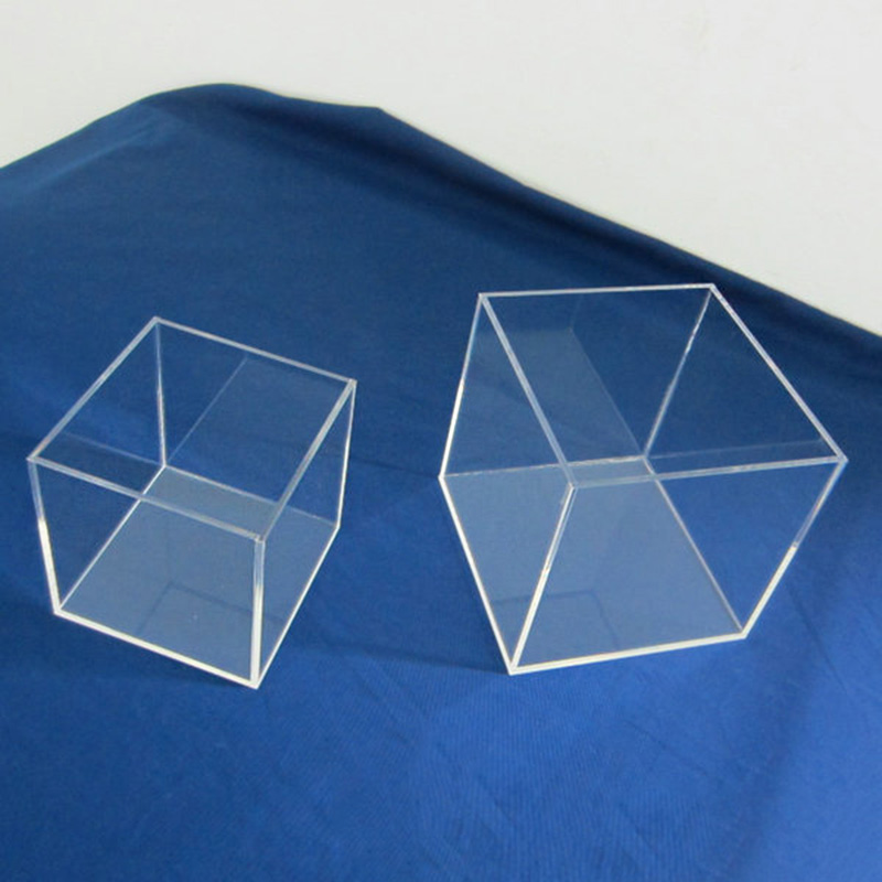 Acrylic storage cube manufacturer, custom lucite storage box