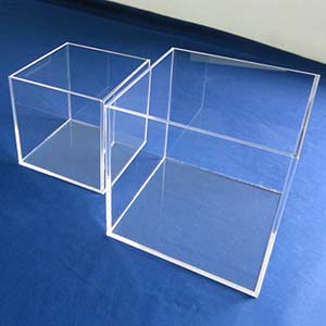 acrylic storage cube manufacturer, custom lucite storage box