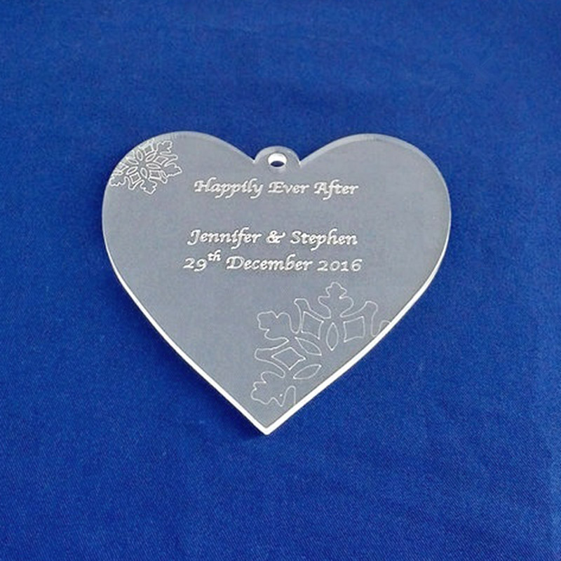 Factory acrylic heart shape ornament, custom lucite heart shape decor
