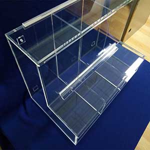 3 compartment acrylic candy box, wholesaler lucite candy box