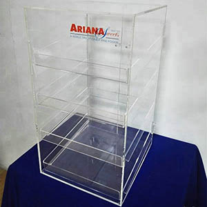 Acrylic bakery case factory, lucite bakery display box