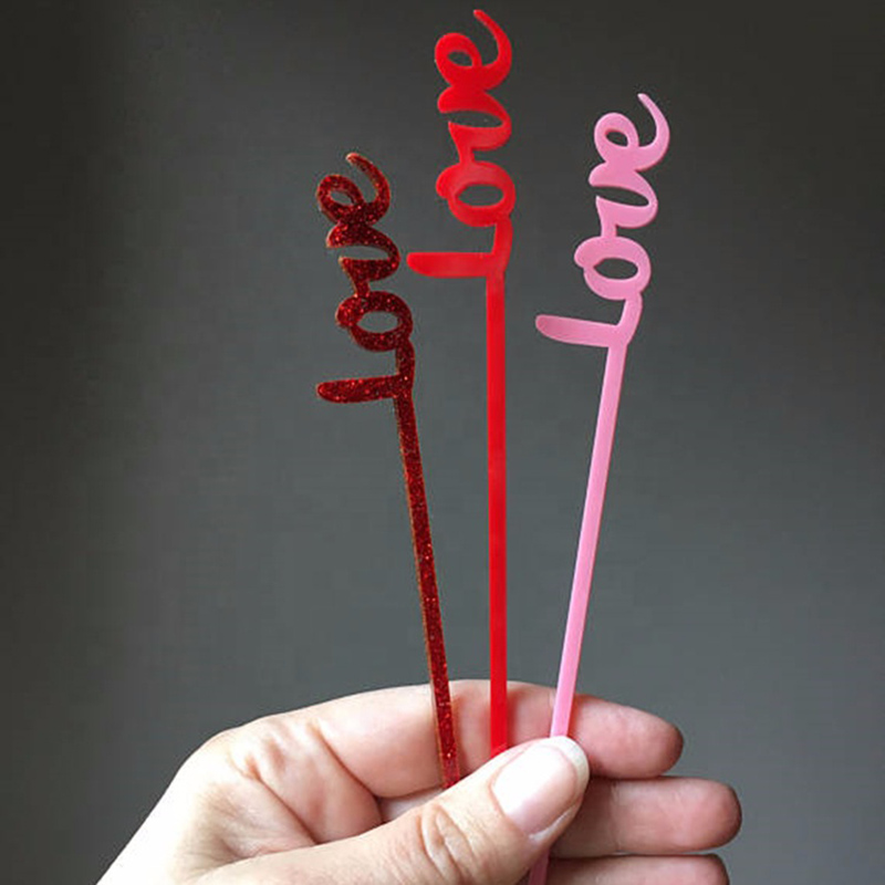 Acrylic swizzle stick manufacturer, custom lucite stirrer