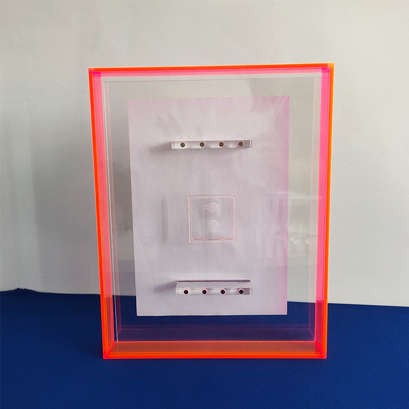 Magnetic acrylic shadow frame, lucite shadow frame supplier