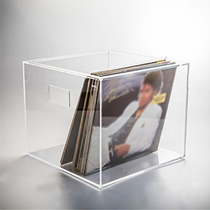 acrylic vinyl record box supplier, lucite record box factory