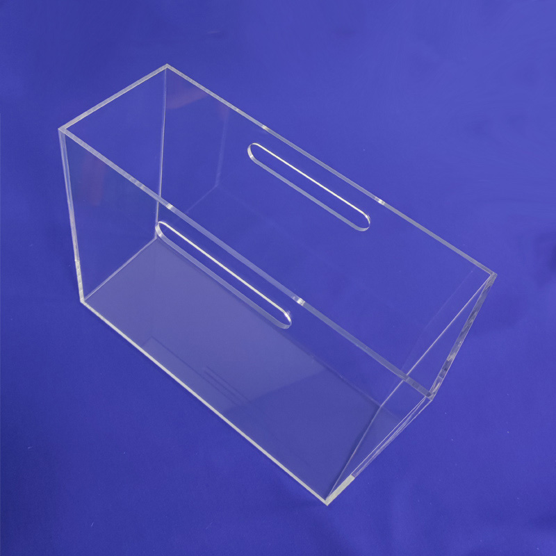Supplier acrylic file storage box, perspex file box manufacturer
