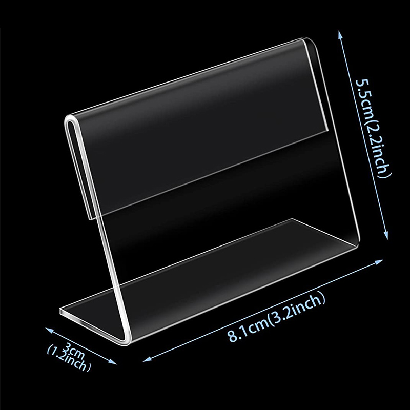 Supplier acrylic sign holder, small slant sign perspex sign stand