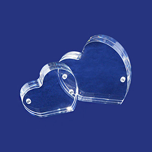 heart shaped acrylic picture frame, factory perspex photo frame