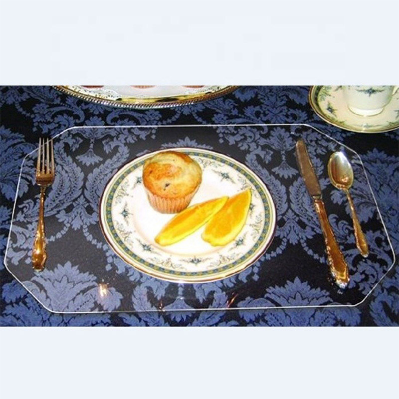 Acrylic placemat manufacturer, custom lucite placemat