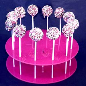 pink acrylic lollipop rack factory, detachable lucite lollipop rack manufacturer
