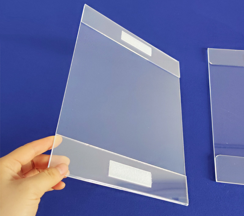 acrylic sign frame with adhesive