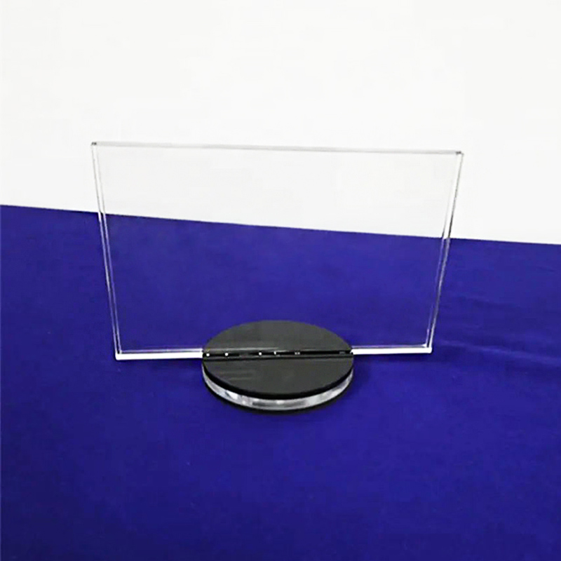 4x6 acrylic sign holder factory, custom perspex sign holder