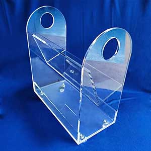 Acrylic book cart factory, lucite rolling cart manufacturer