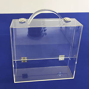 clear acrylic briefcase manufacturer, modern lucite suitcase supplier