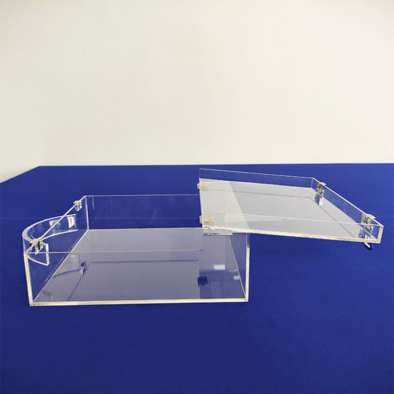 Clear acrylic briefcase manufacturer, modern lucite suitcase supplier