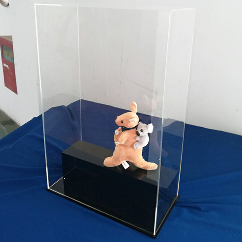 Acrylic display riser case supplier, wholesale perspex display case