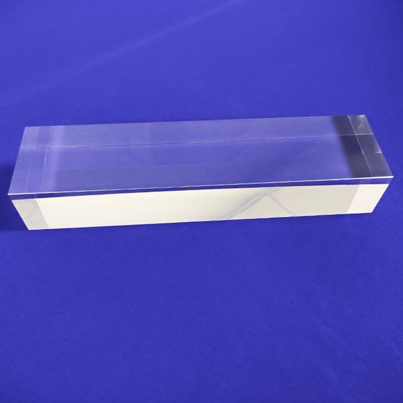 Wholesaler acrylic cuboid block, custom long lucite display block