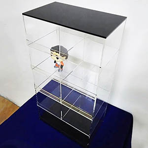 Manufacturer acrylic figure case, supplier perspex display cabinet