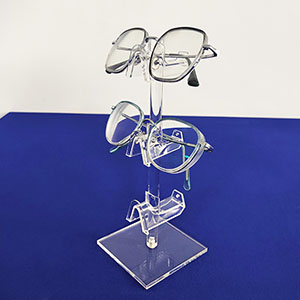 Supplier acrylic glasses stand, lucite glasses rack factory