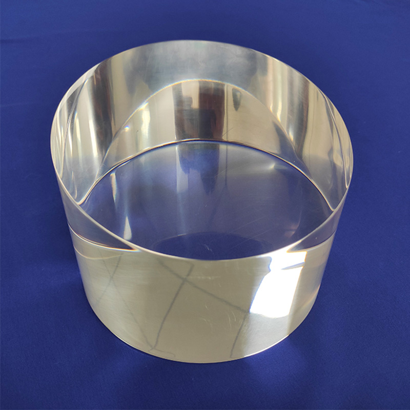 Acrylic beveled cylinder factory, supplier perspex block cylinder