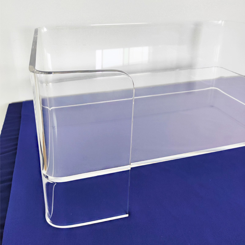 Acrylic dog bed wholesaler, custom perspex pet bed