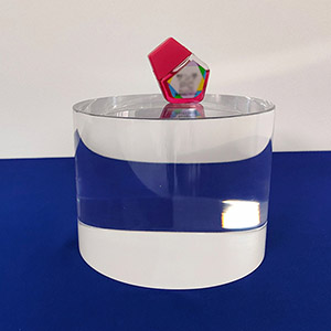 polished acrylic display column supplier, wholesale lucite display solid