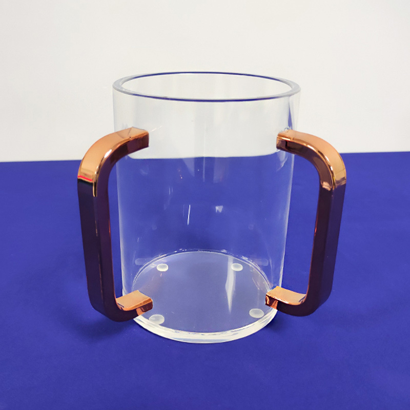 Wholesale acrylic washing cup, dual handle Judaica wash cup supplier