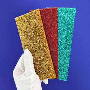Glitter acrylic scraper manufacturer, supply lucite cake smoother tool