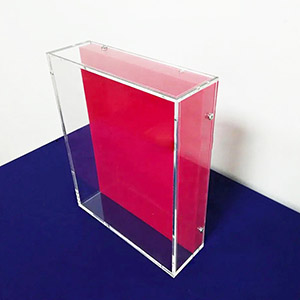 Lucite shadow box manufacturer, wall mount acrylic shadow frame