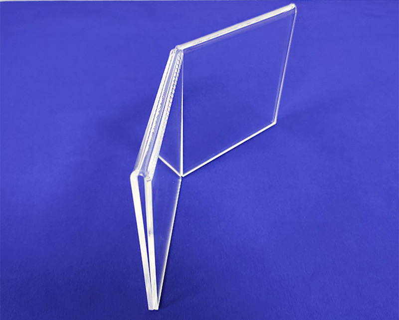 dual acrylic sign stand