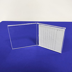 Dual acrylic sign stand, wholesale lucite menu holder