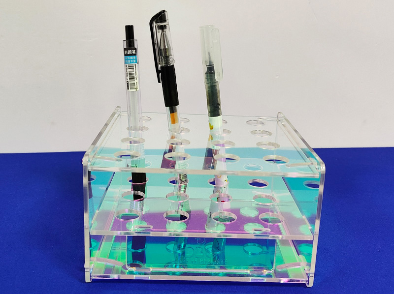 iridescent acrylic pen holder wholesale