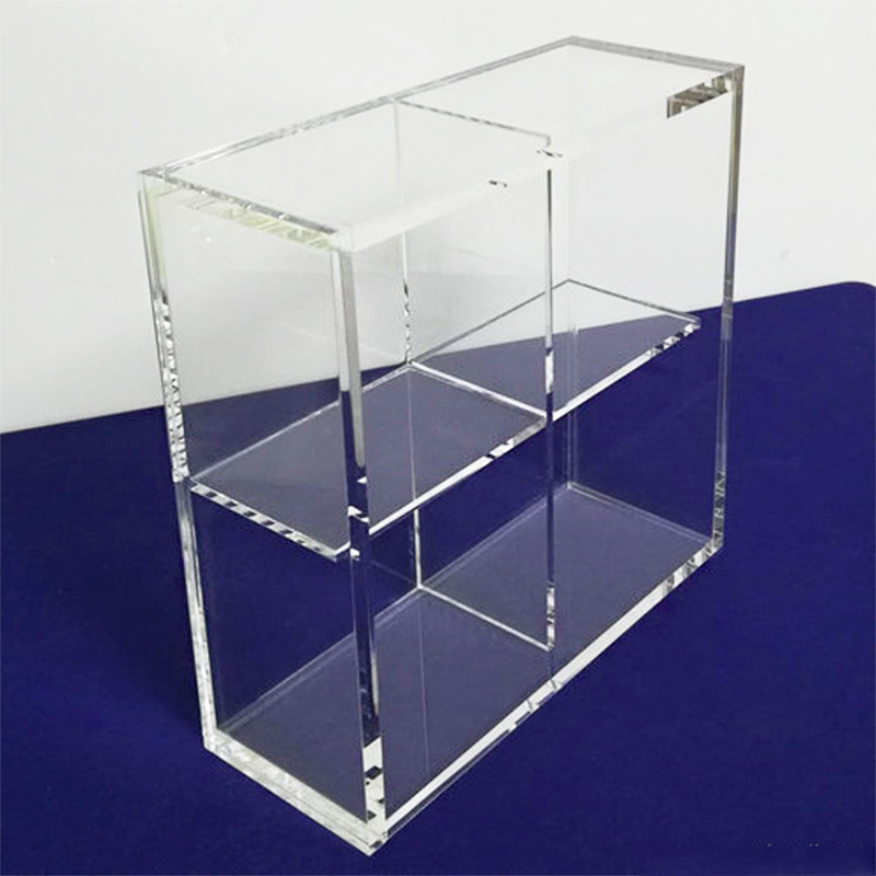 Acrylic food tray wholesale, custom 4 section perspex tray