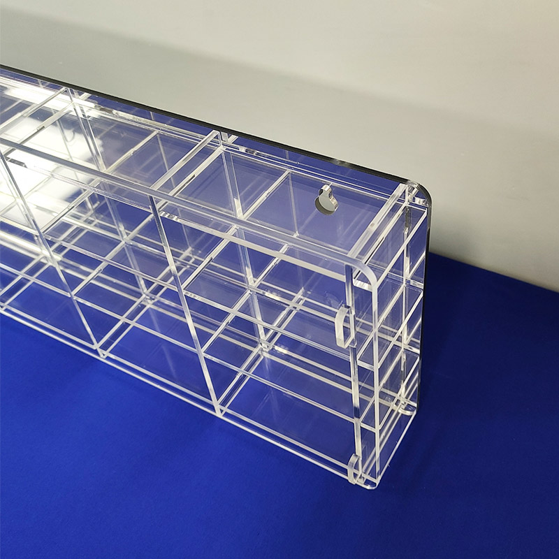 Acrylic model car display case, acrylic wall display case factory