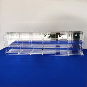 Acrylic model car display case, acrylic wall display case factory