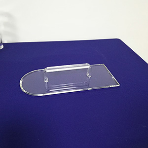 Acrylic cream scraper manufacturer, lucite cake edge smoother supplier