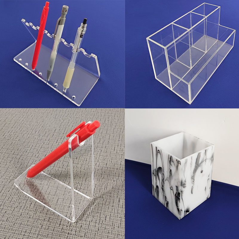 custom utility acrylic pen stand