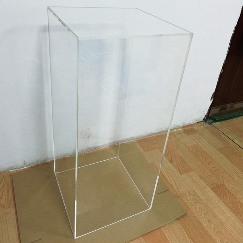 Clear acrylic plinth manufacturer, custom plexiglass display plinth