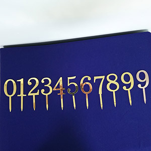 Acrylic number toppers wholesaler, lucite cake topper numbers